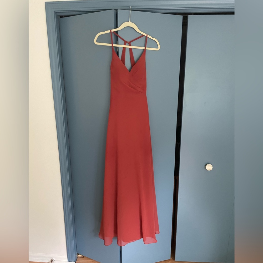 Azazie Davis Bridesmaids dress Terracotta